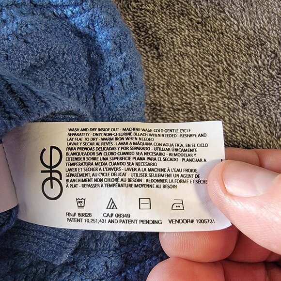 Chrisitian Siriano New York Blue Knit Sweater - Picture 4 of 5